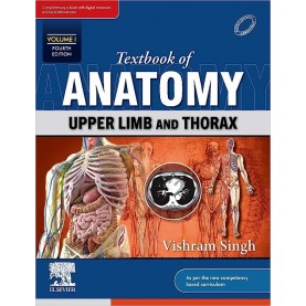 Textbook of Anatomy: Upper Limb and Thorax, Vol I, 4e Paperback – 2023 by Vishram Singh