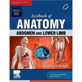 Textbook of Anatomy: Abdomen and Lower Limb, Vol II, 4e Vishram SinghPaperback –  2023