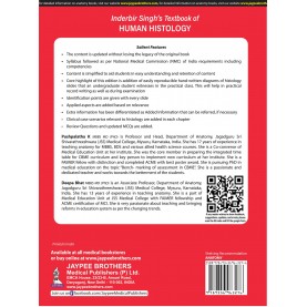 Inderbir Singh's Textbook of Human Histology -10E- 2023 by Pushpalatha K 