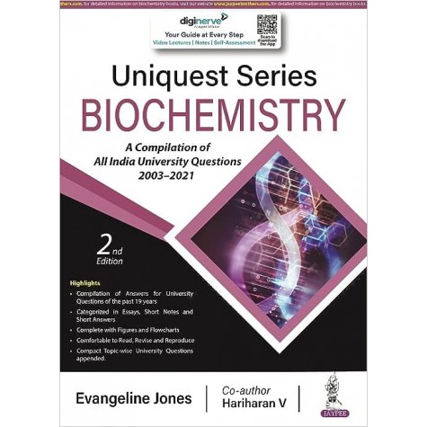 Uniquest Series Biochemistry -2E- 2023 by EVANGELINE JONES (Author)