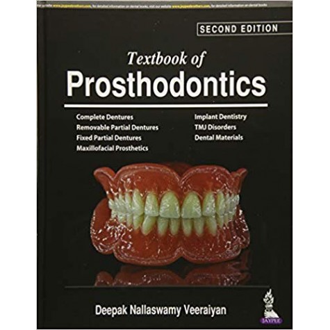 Textbook of Prosthodontics: A Global Perspective Hardcover – Jun 2017by Nallaswamy Veeraiyan (Author), Deepak (Author)