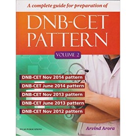 Complete guide for dnb cet pattern vol2 Paperback – 2018by arvind arora (Author)