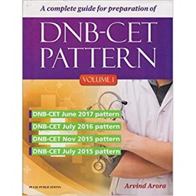 A Complete Guide For Preparation Of DNB-CET Pattern Vol 1 2018 Paperback-2018 by Arvind Arora  (Author)