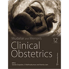 Mudaliar & Menon's Clinical Obstetrics Paperback-2015by A. L. Mudaliar (Author), M. K. Krishna Menon (Author), Sarala Gopalan (Editor), S. Rathnakumar (Editor), & 1 More