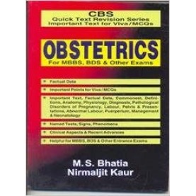 Important Text for Viva / MCQs: Obstetrics for MBBS, BDS & Other Exams (CBS Quick Medical Examination Review Series) Paperback-1 Dec 2009by M. S. Bhatia (Author)