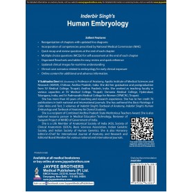 Inderbir Singh's Human Embryology -13th Edition 2023 by V Subhadra Devi 