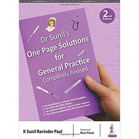 Dr Sunil’s One Page Solutions for General Practice: Completely Revised Paperback – 2018by K Sunil Ravinder Paul (Author)