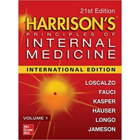 Harrison's Principles of Internal Medicine, Twenty-First Edition (Vol.1 & Vol.2) Hardcover – 25 March 2022 by Joseph Loscalzo (Author), Anthony S. Fauci (Author), Dennis L. Kasper (Author), Stephen Hauser (Author), & 2 More