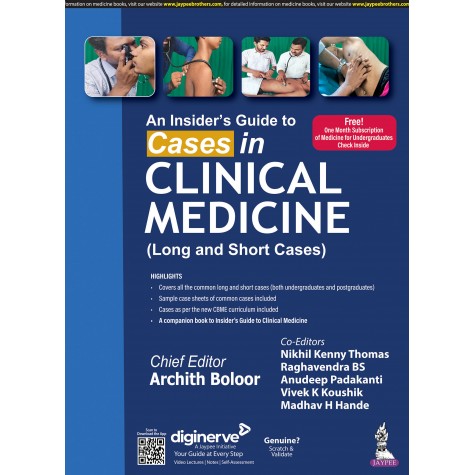 An Insider's Guide To Cases In Clinical Medicine (Long & Short Cases) Paperback –  2023 by Archith Boloor