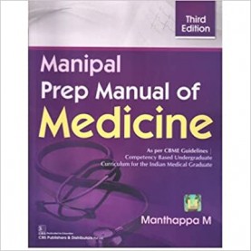 Manipal Prep Manual of Medicine Paperback – 2021 -3E- by Manthappa M. (Author)