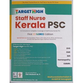 Target High Staff Nurse Kerala PSC Paperback –2023 by MUTHUVENKATACHALAM S. (Author)