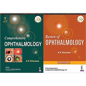 Comprehensive Ophthalmology with Supplementary Book-Review of Ophthalmology Paperback-31 Mar 2019 by KA Khurana (Editor), K Aruj Khurana (Editor), P Bhawna Khurana (Editor)