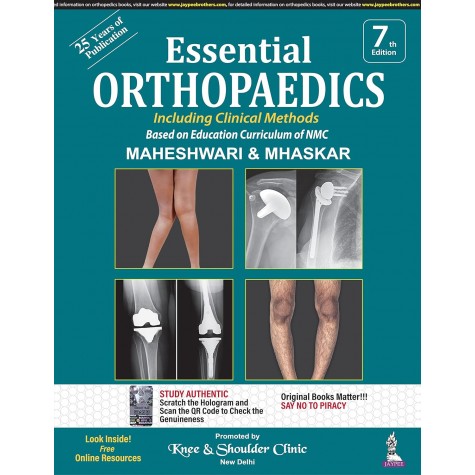 Essential Orthopaedics Including Clinical Methods Paperback – 7E- 2022 by Maheshwari & Mhaskar 