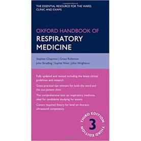 Oxford Handbook of Respiratory Medicine (Oxford Medical Handbooks) Flexibound – 15 Dec 2014 by Chapman (Author), Robinson (Author), Stradling (Author), West (Author)