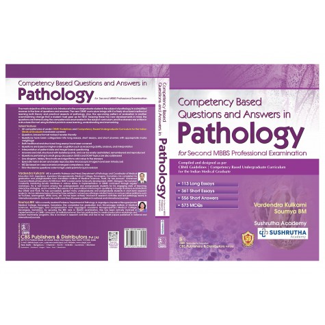 Competency Based Questions and Answers in Pathology for Second MBBS Professional Examination Paperback – 2023 by Vardendra Kulkarni (Author), Soumya BM (Author)