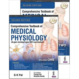 Comprehensive Textbook Of Medical Physiology Paperback – 2019 by G K Pal (Author), Pravati Pal (Author), Nivedita Nanda (Author) 