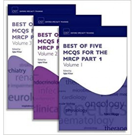 Best of Five MCQs for the MRCP Part 1 Pack (Oxford Specialty Training: Revision Texts) Paperback – 26 Jan 2017by Iqbal Khan (Author)