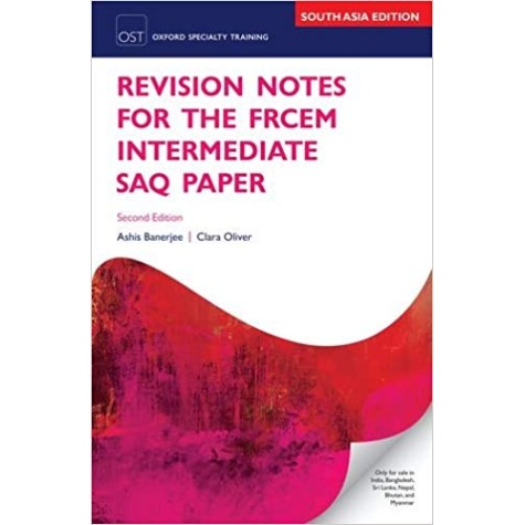 Revision Notes for the FRCEM Intermediate SAQ Paper Paperback Bunko – 2017 by Banerjee (Author)