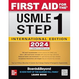 FIRST AID FOR THE USMLE STEP 1 2024, International Edition A Student- To- Student Guide - Paperback – by Tao Le , Vikas Bhushan , Connie Qiu