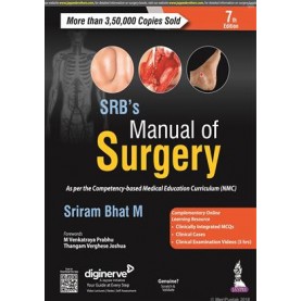 SRB's Manual of Surgery Paperback – 7th Edition- 2023 by Sriram Bhat M 
